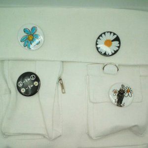 Crossbody Messenger Bag Natural NEW!